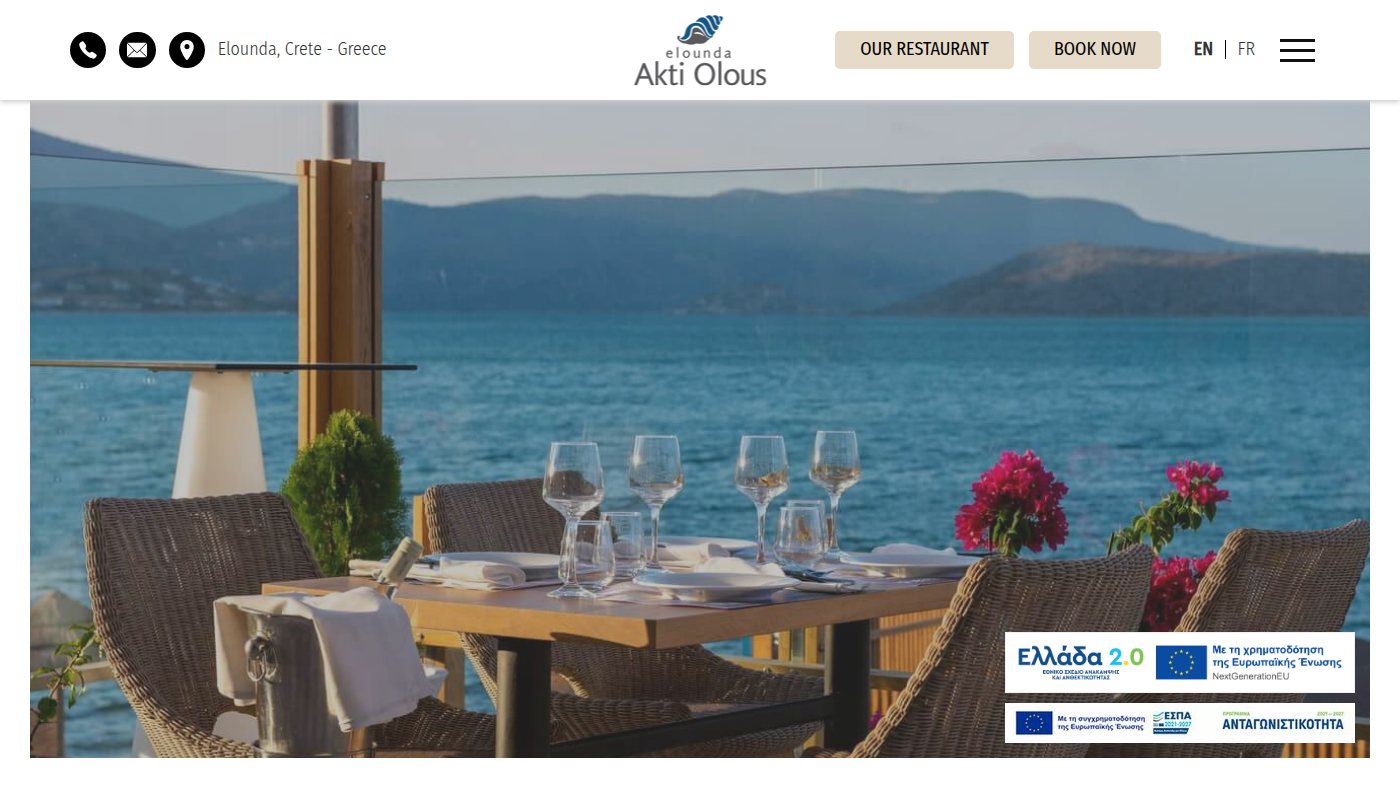 The home page of eloundaaktiolous.gr