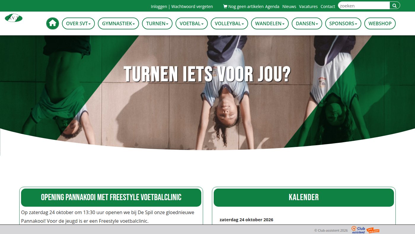 The home page of svtynaarlo.nl