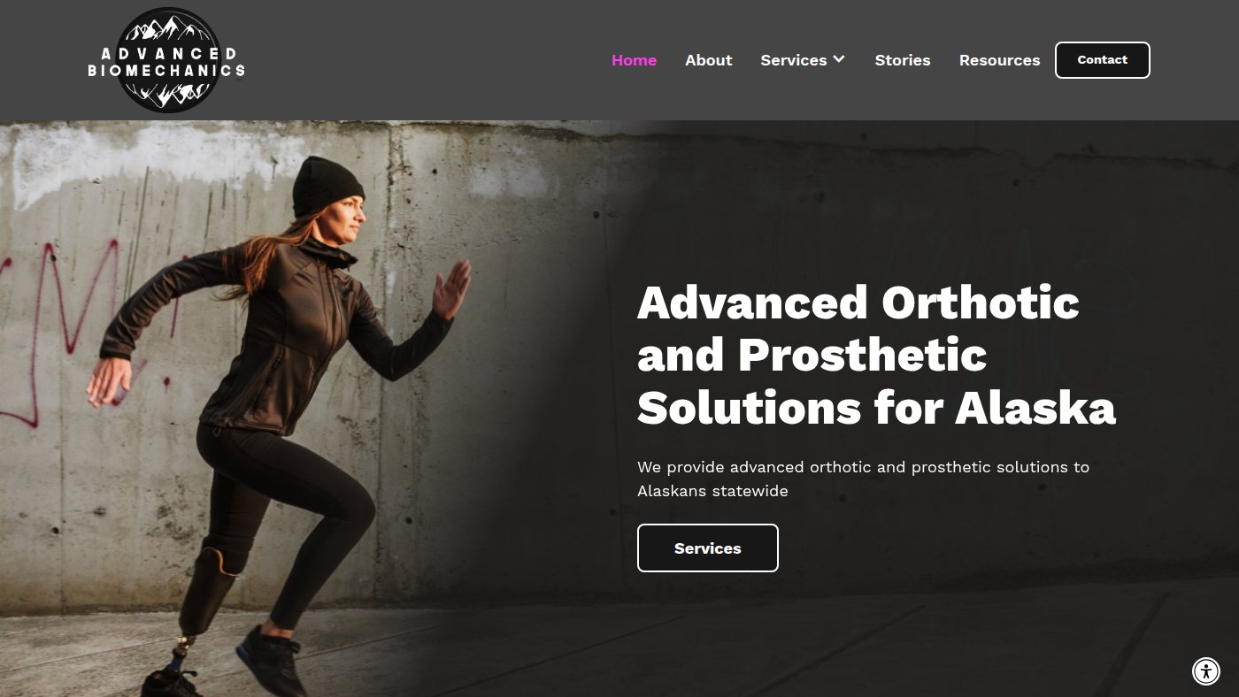 The home page of akbiomech.com