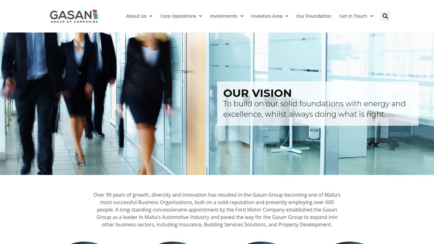 The home page of gasan.com