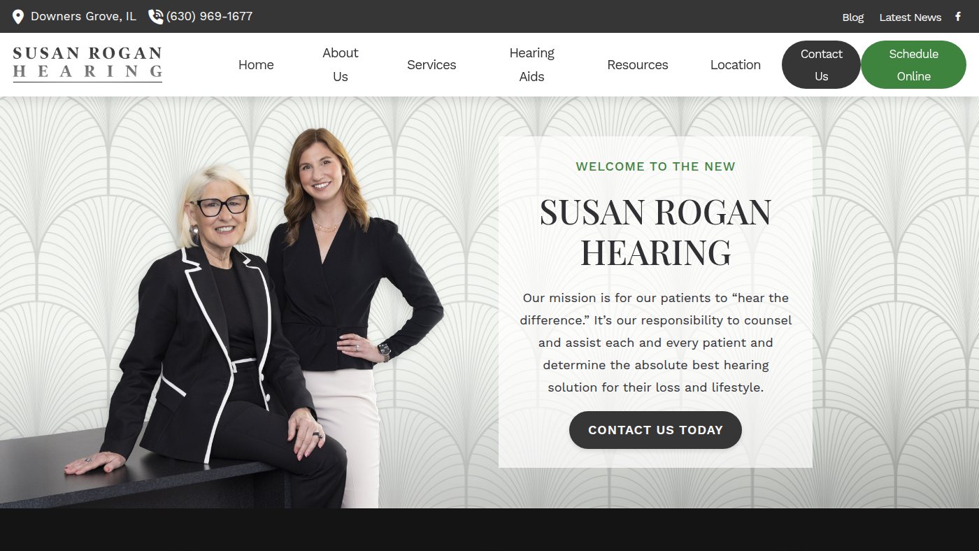 The home page of susanroganhearing.com