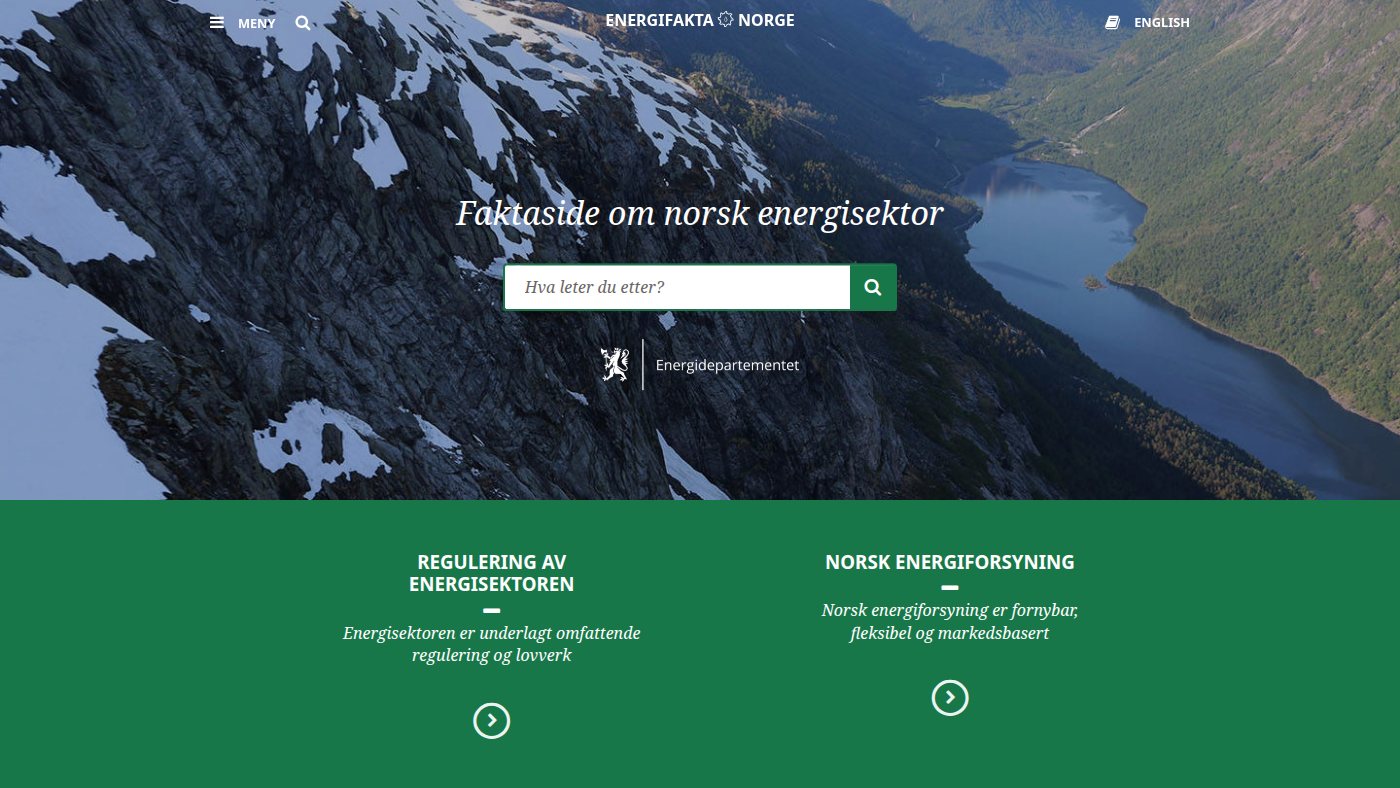 The home page of energifaktanorge.no