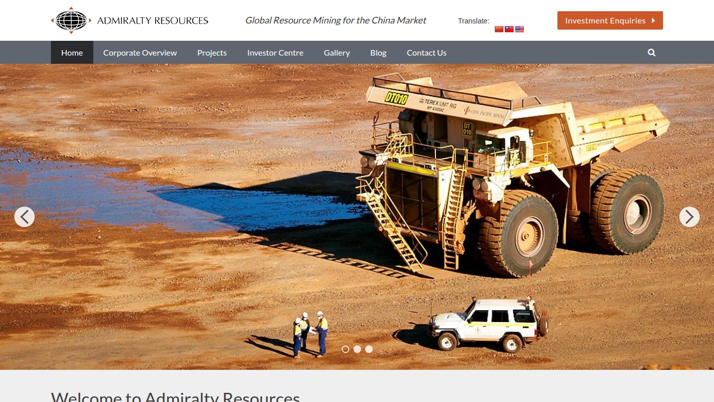 The home page of ady.com.au