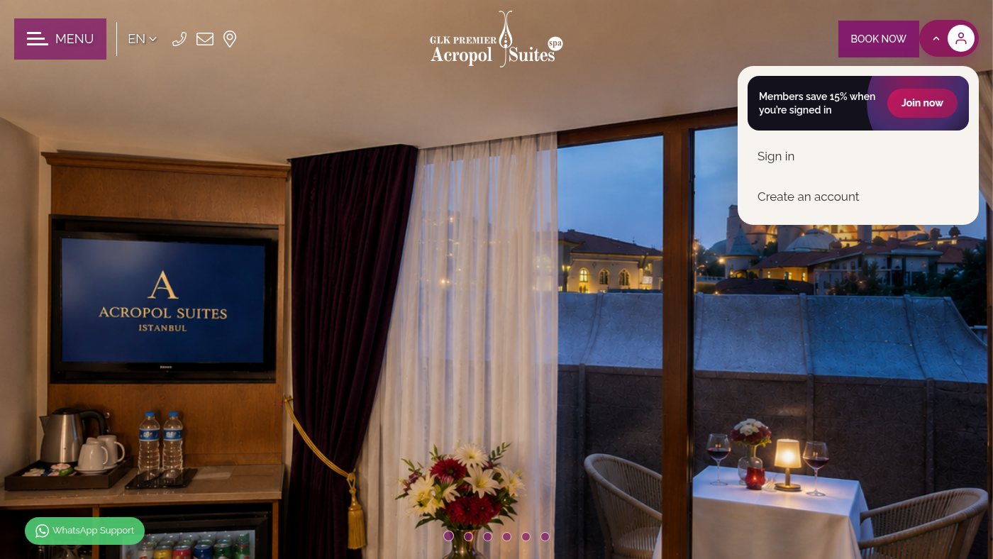 The home page of acropolhotel.com