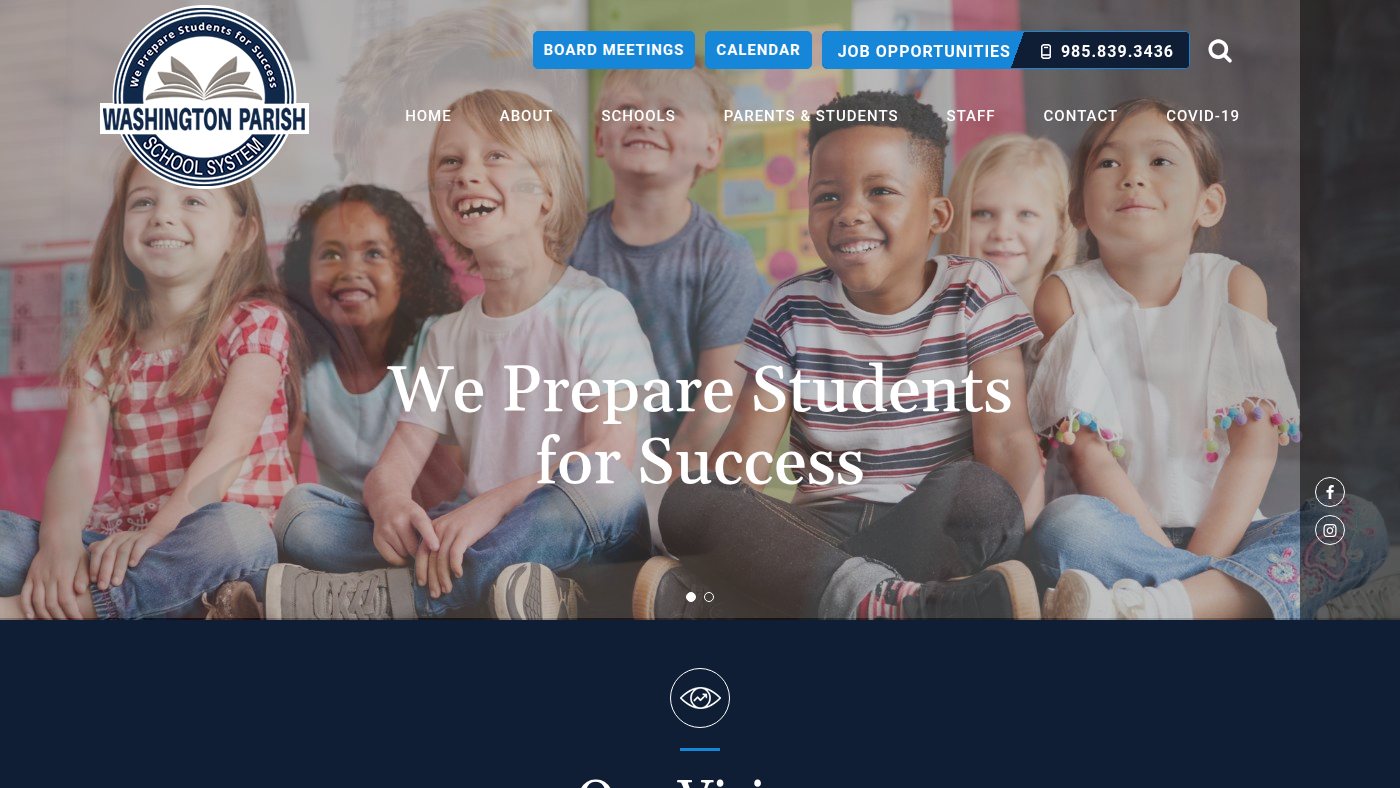 The home page of wpsb.org
