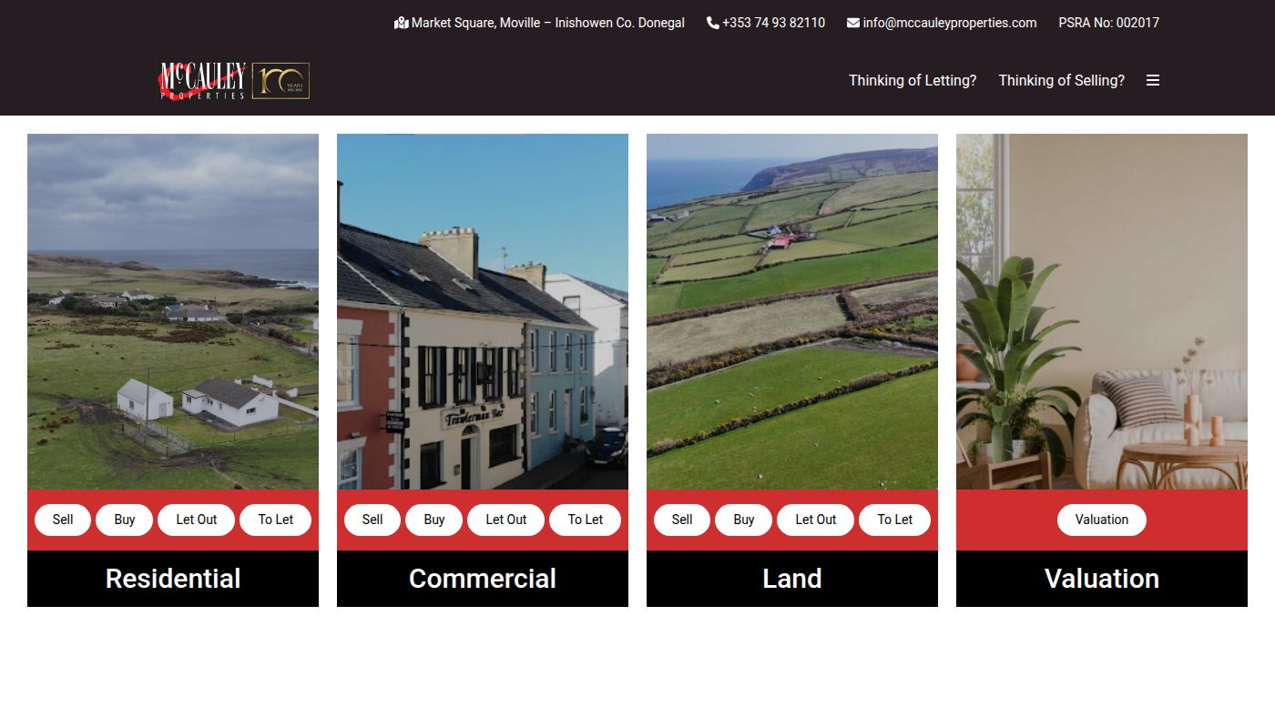 The home page of mccauleyproperties.com