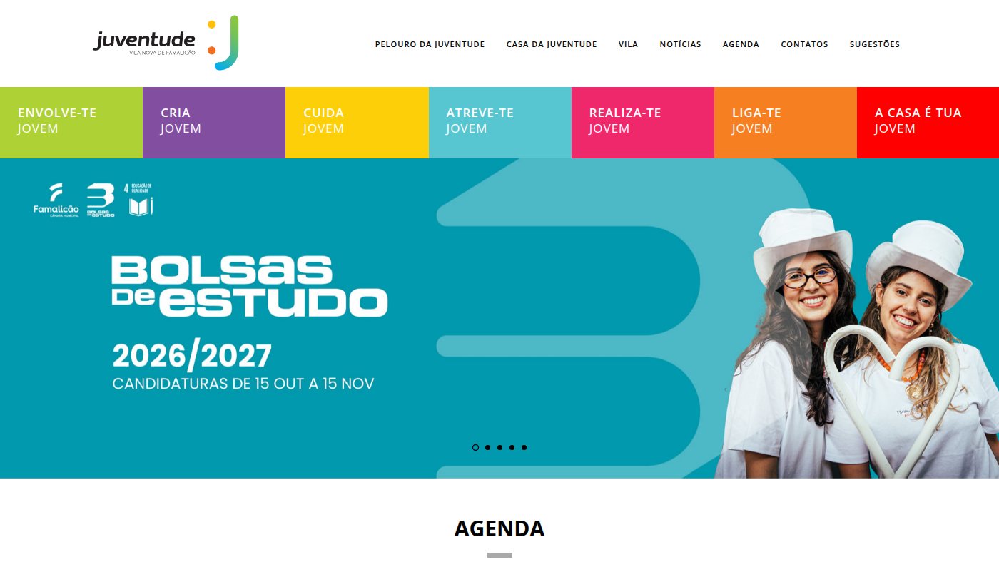 The home page of juventudefamalicao.org