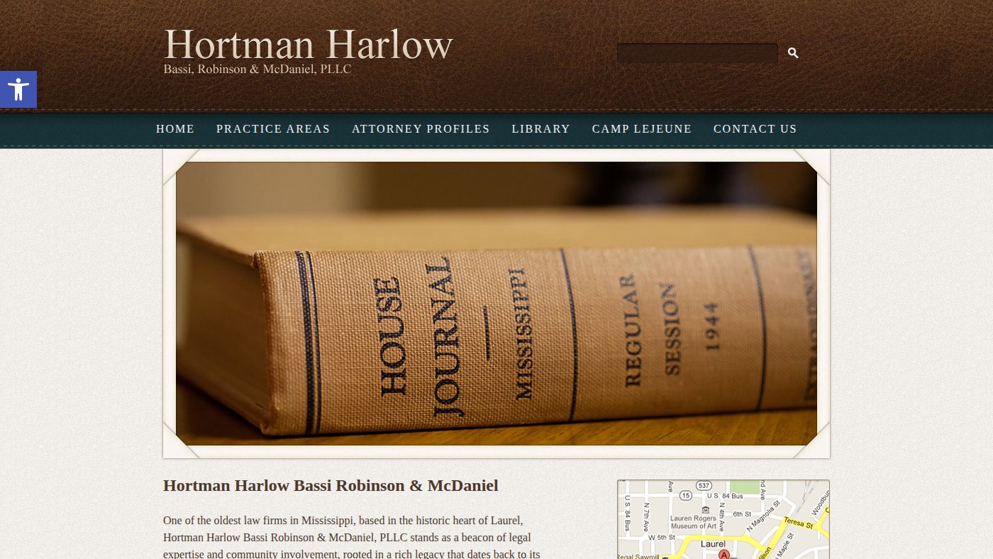 The home page of hortmanharlow.com