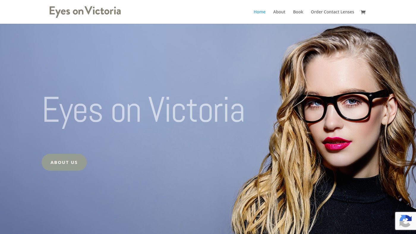 The home page of eyesonvictoria.co.nz
