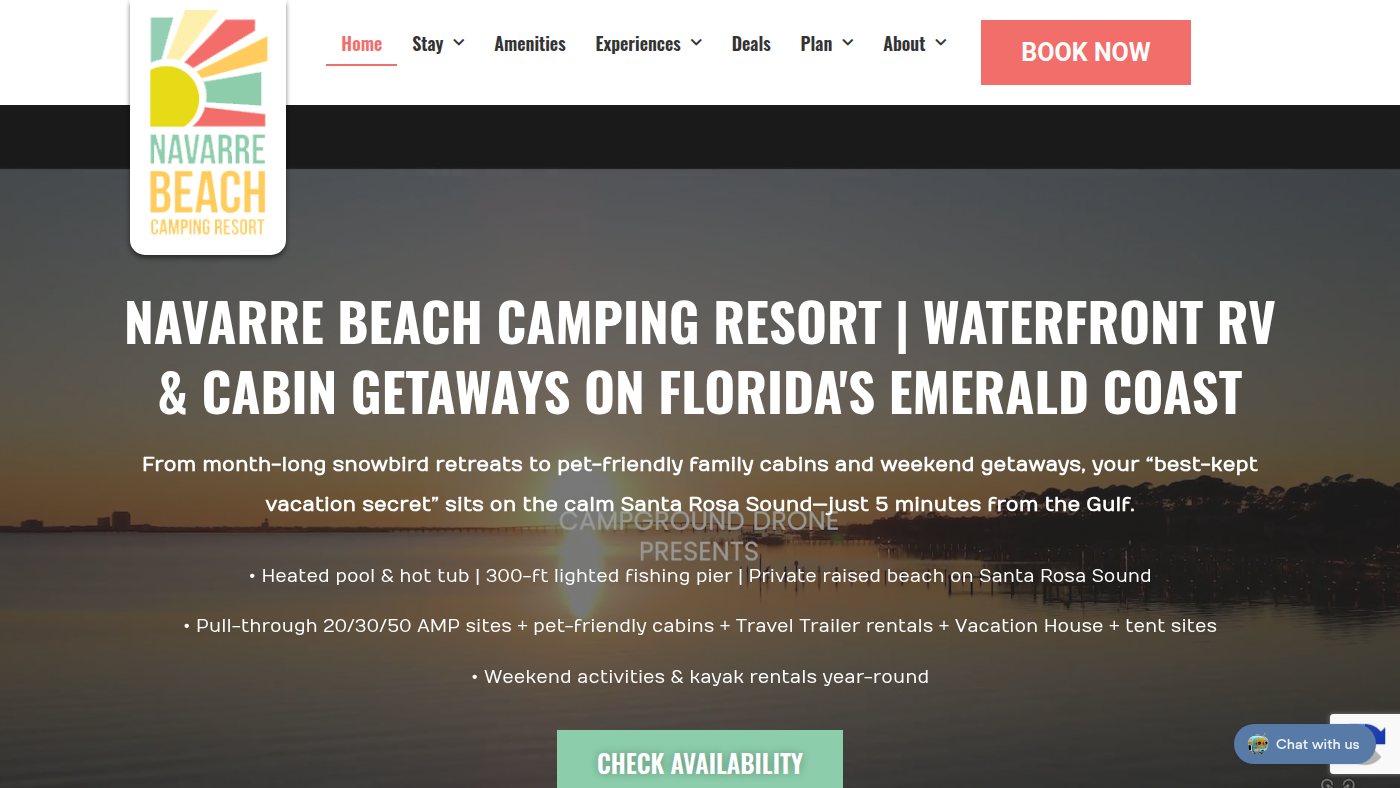 The home page of navbeach.com