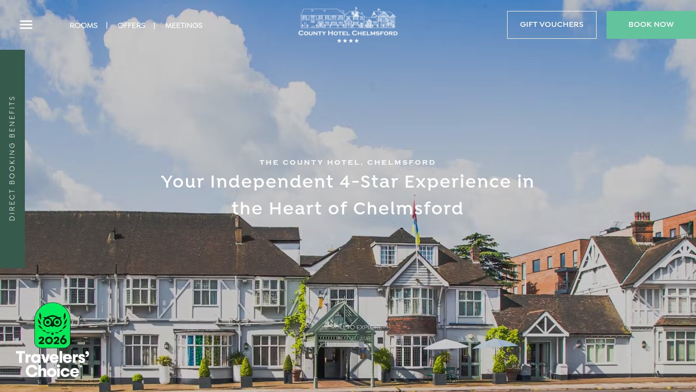 The home page of countyhotelchelmsford.co.uk