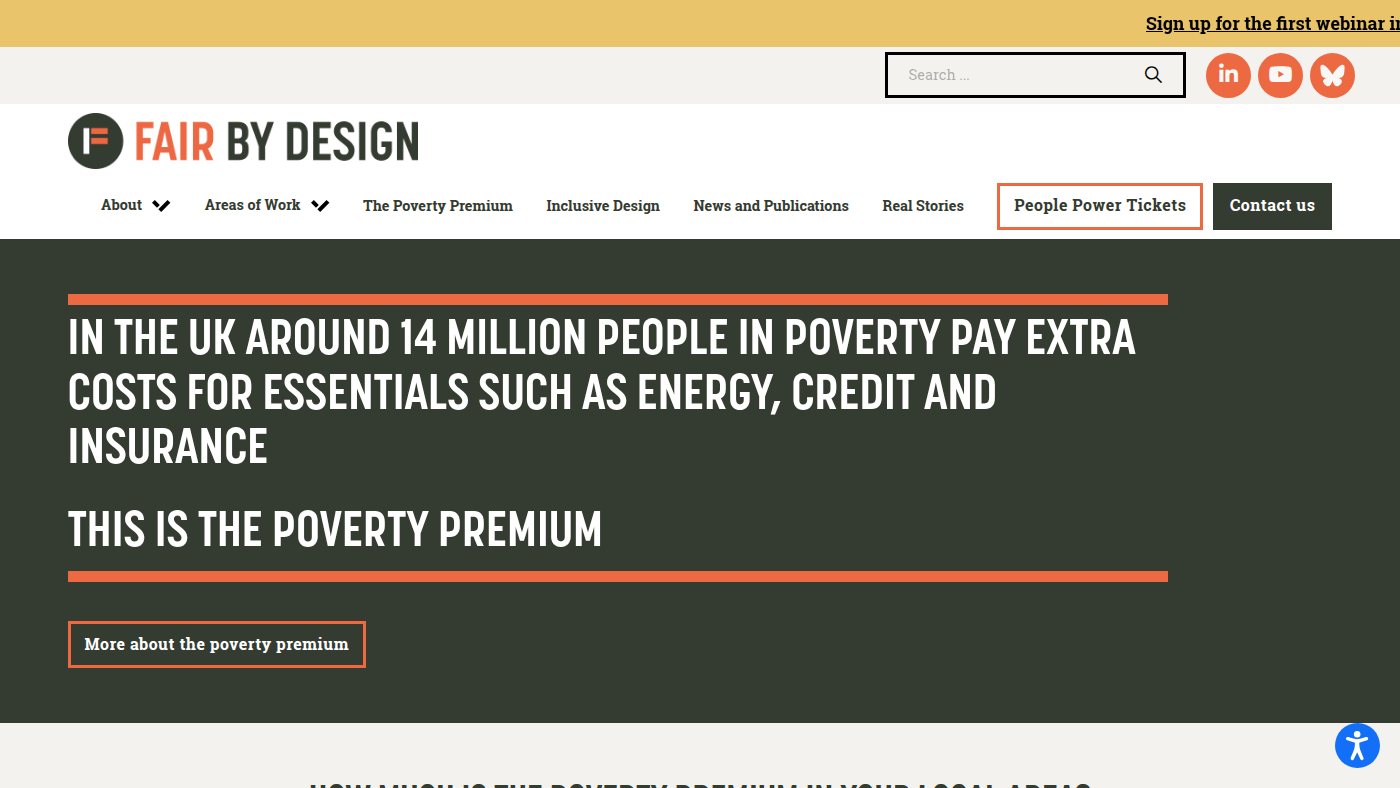 The home page of fairbydesign.com