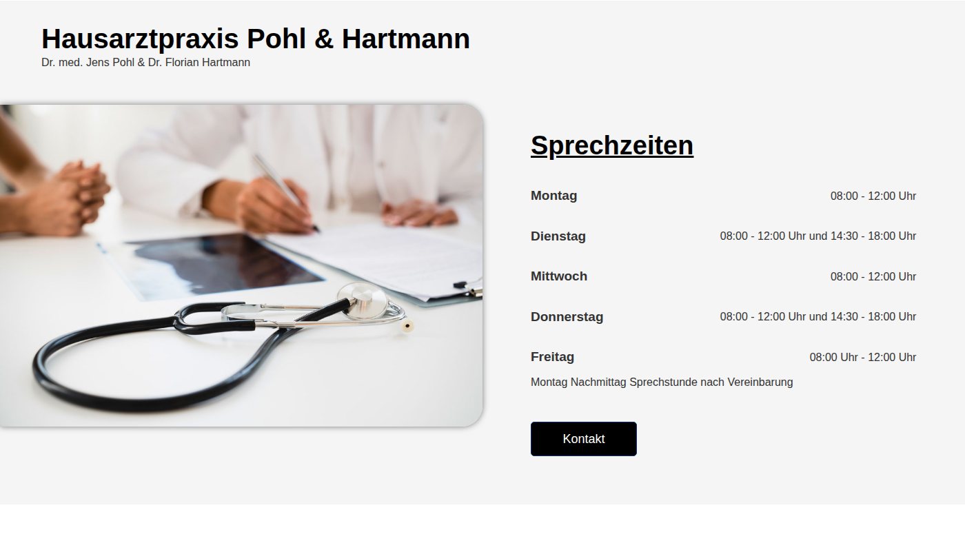 The home page of pohl-hartmann.de