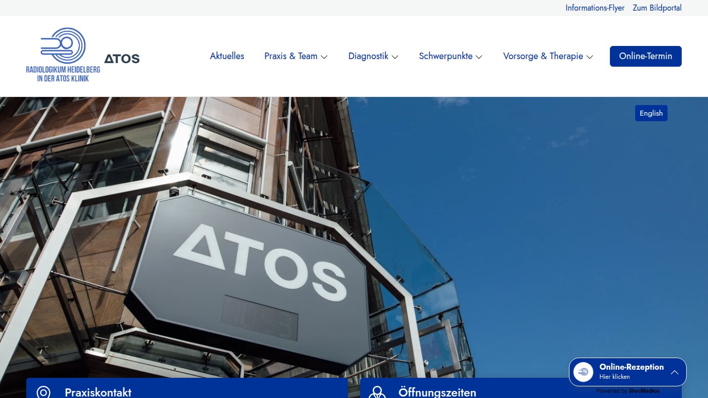 The home page of radiologie-heidelberg.de