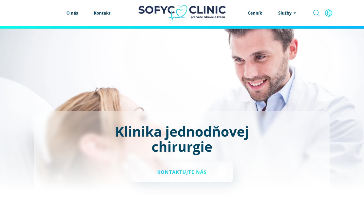 The home page of sofyc.sk