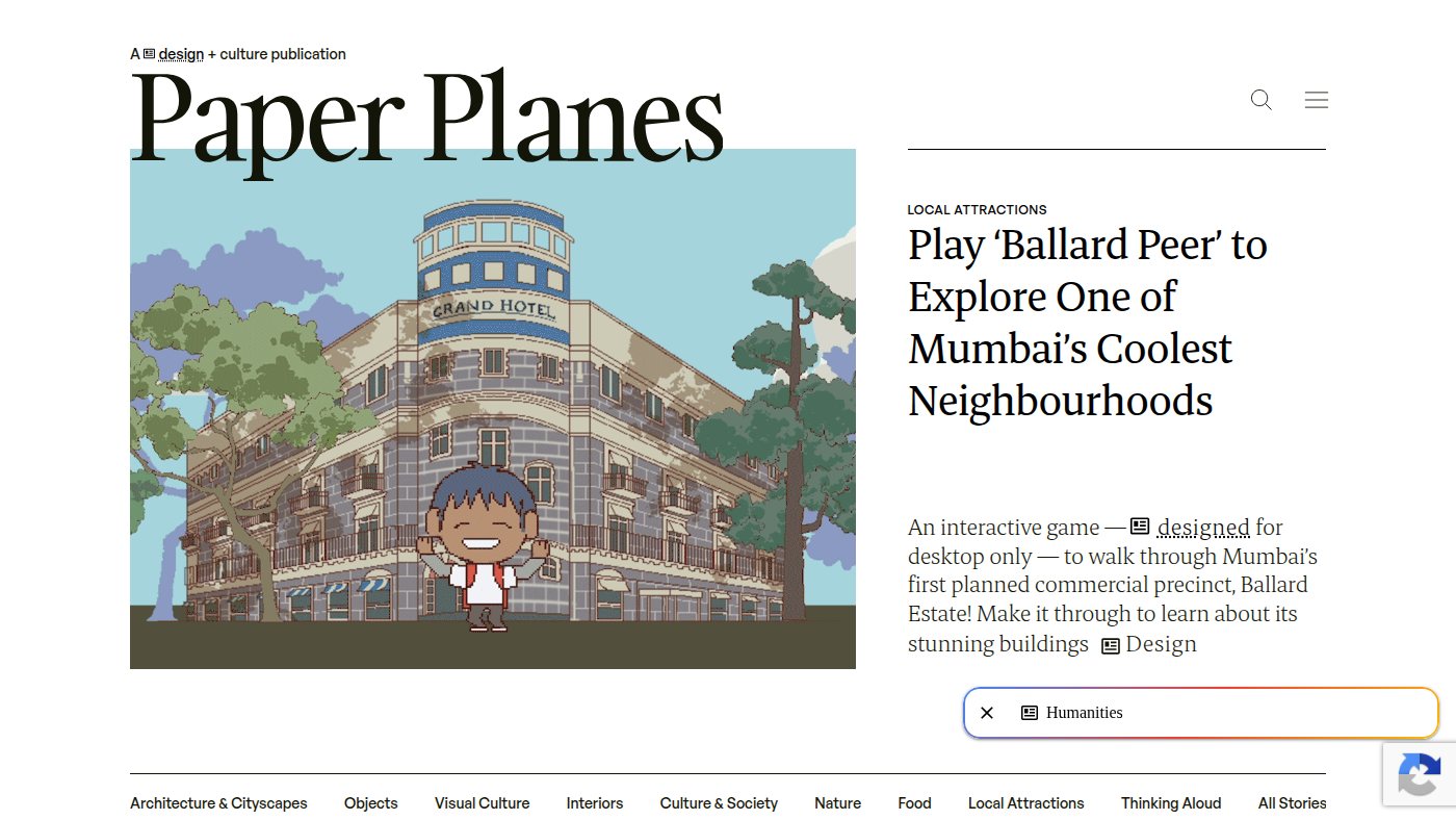 The home page of joinpaperplanes.com
