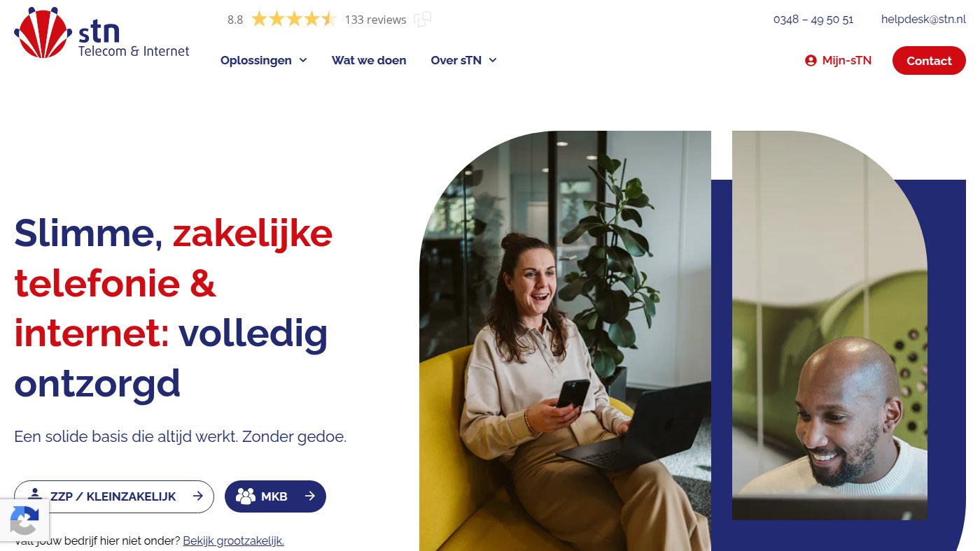The home page of stn.nl