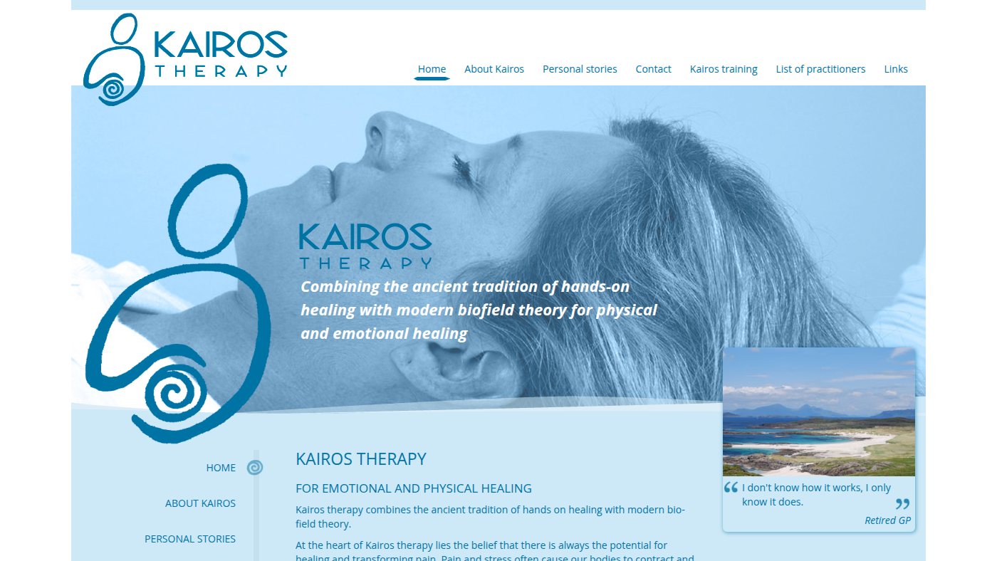 The home page of kairostherapy.com
