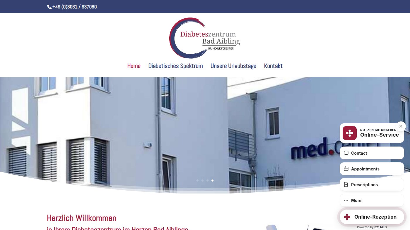 The home page of diabeteszentrum.net