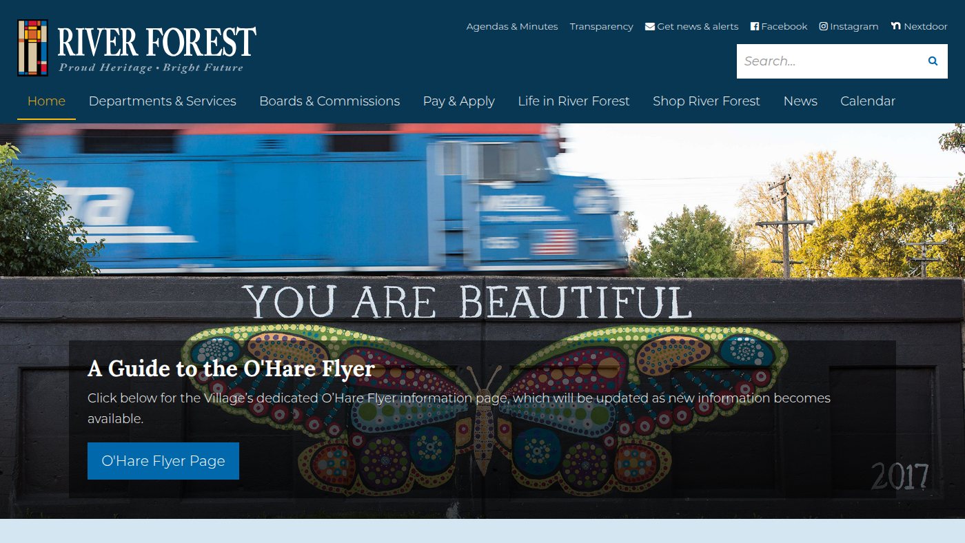 The home page of vrf.us