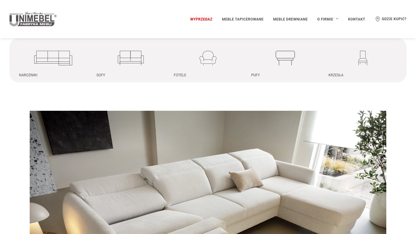 The home page of unimebel.pl