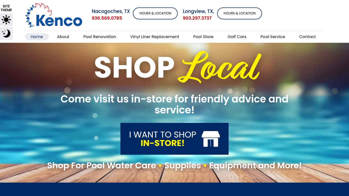 The home page of kencofun.com