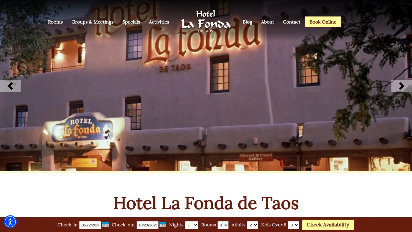 The home page of lafondataos.com