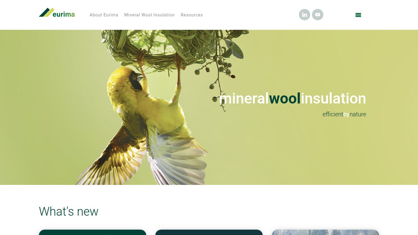 The home page of eurima.org