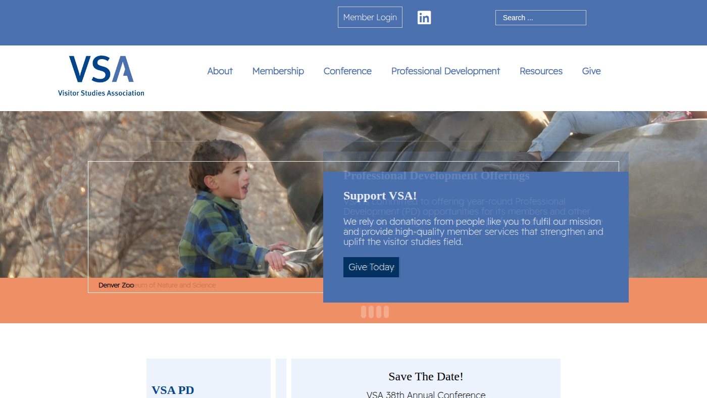 The home page of visitorstudies.org