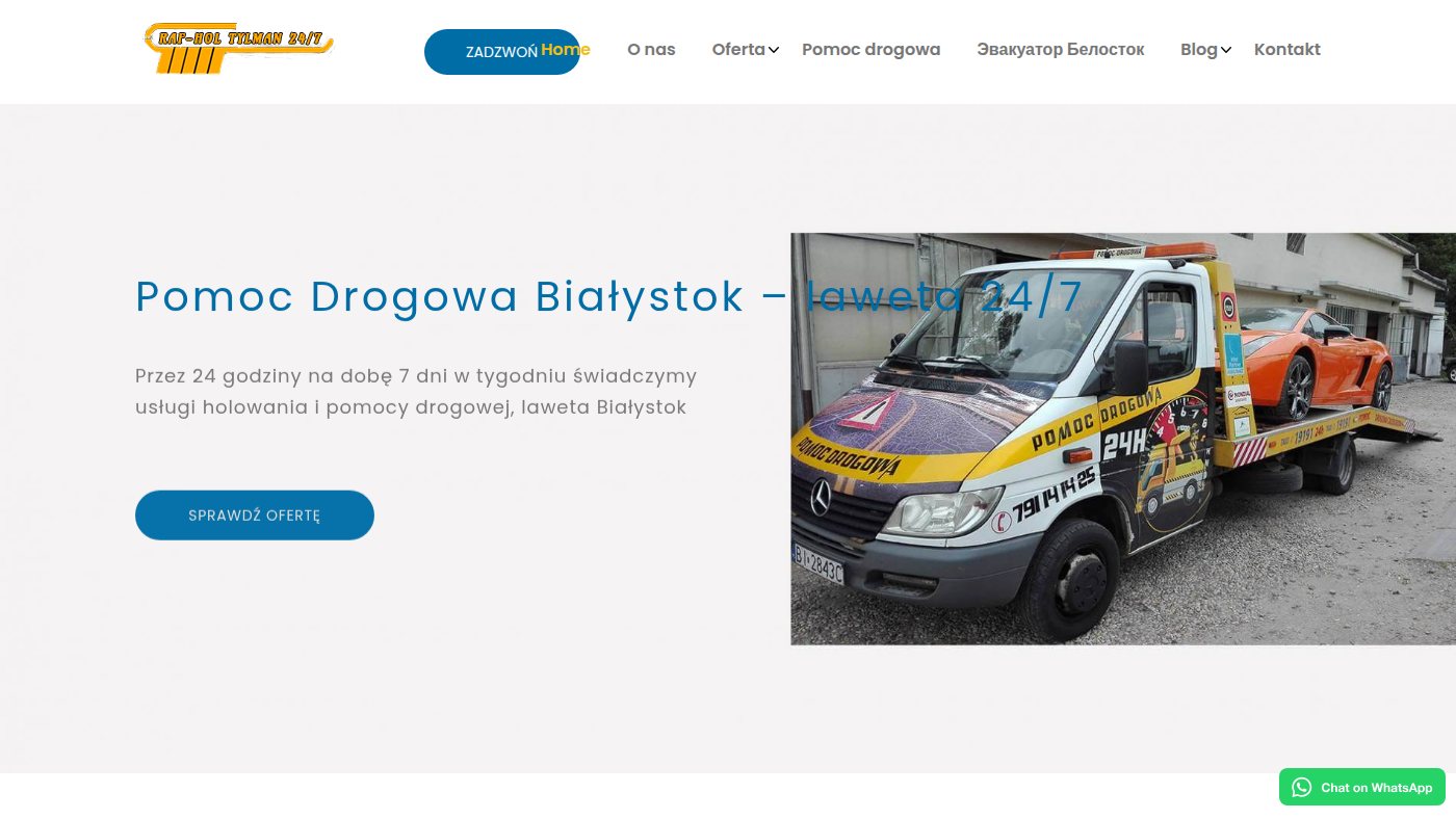 The home page of lawetabialystok.pl