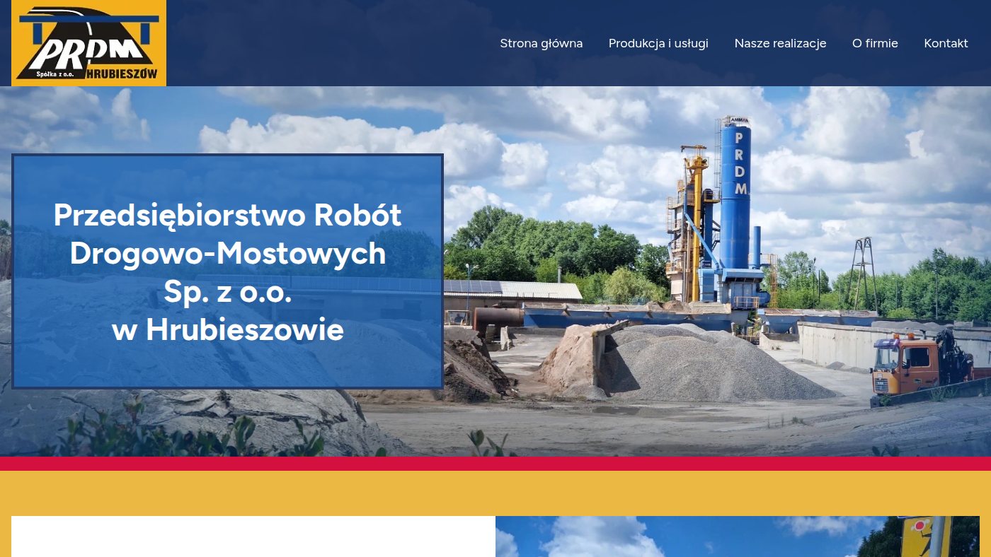 The home page of prdmhrubieszow.com.pl