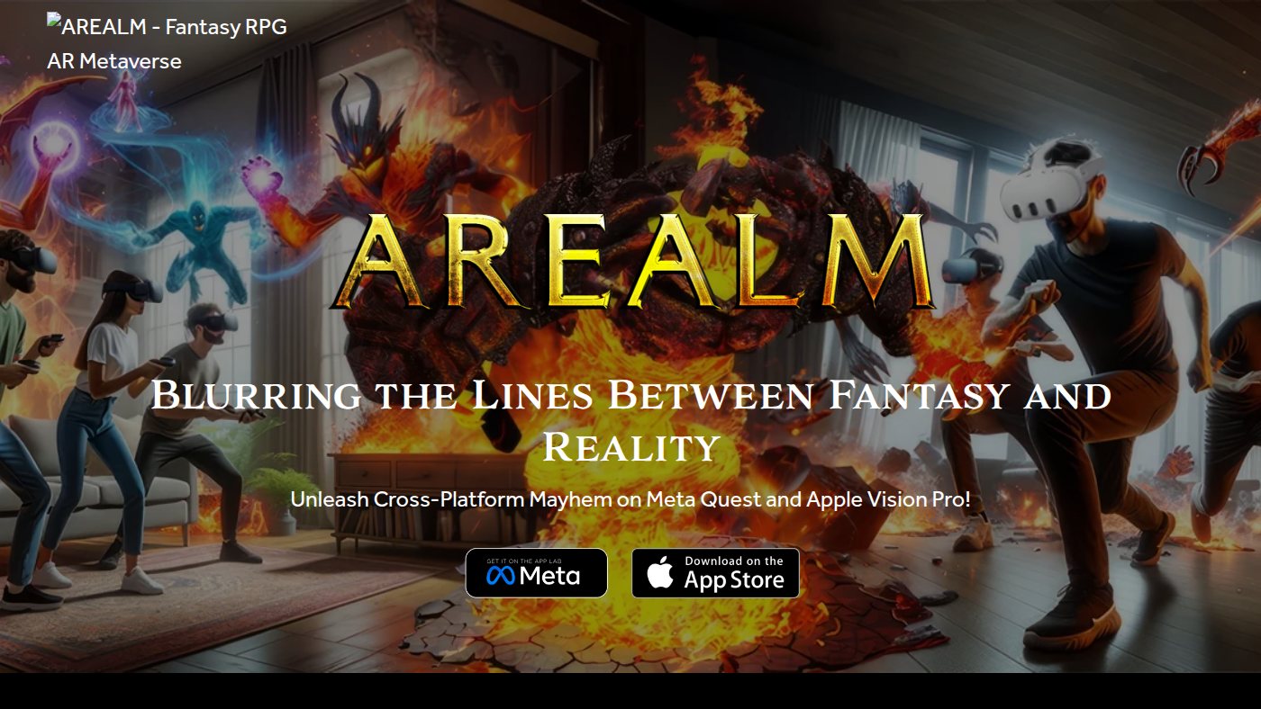The home page of arealmrpg.com