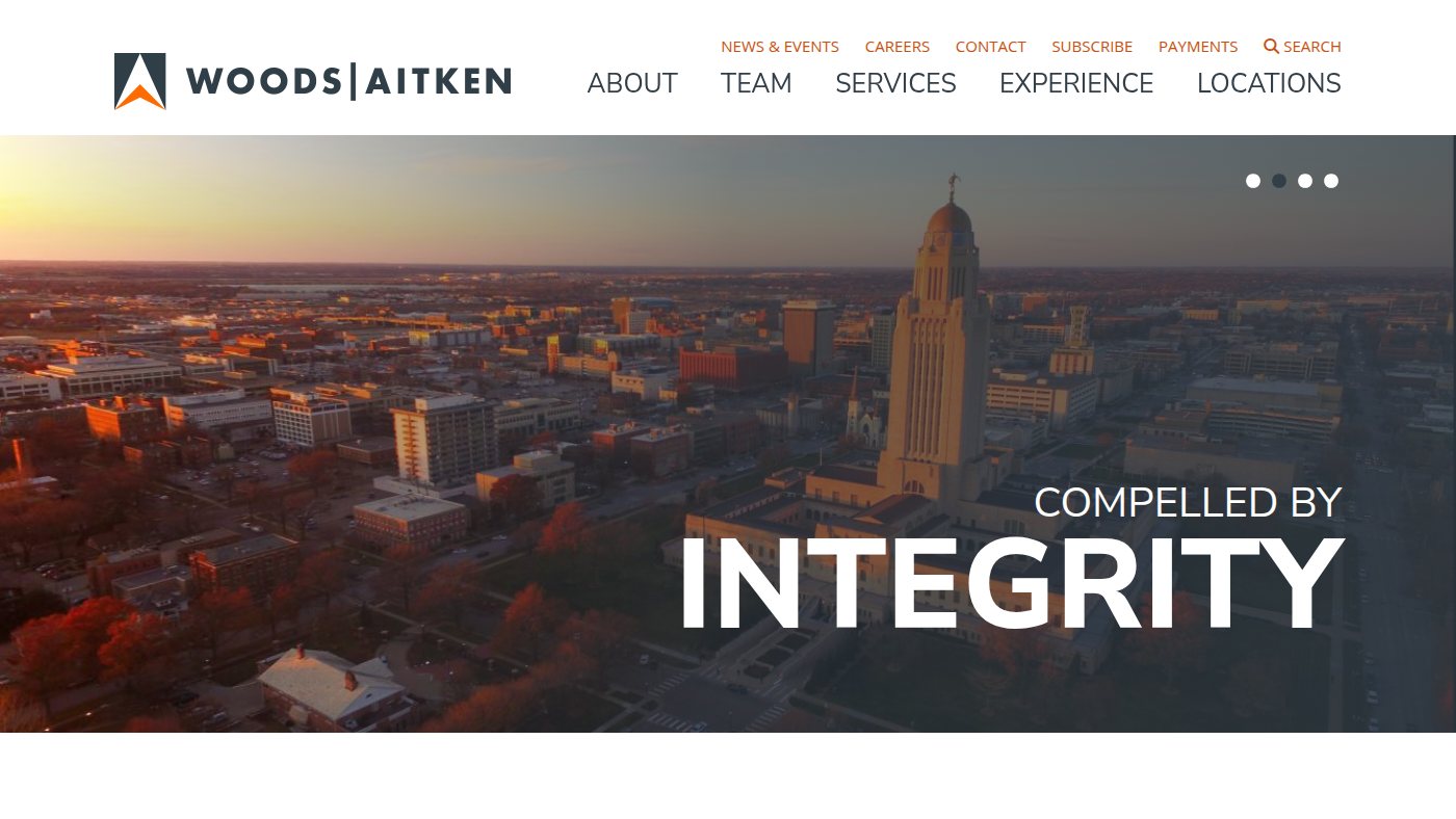 The home page of woodsaitken.com