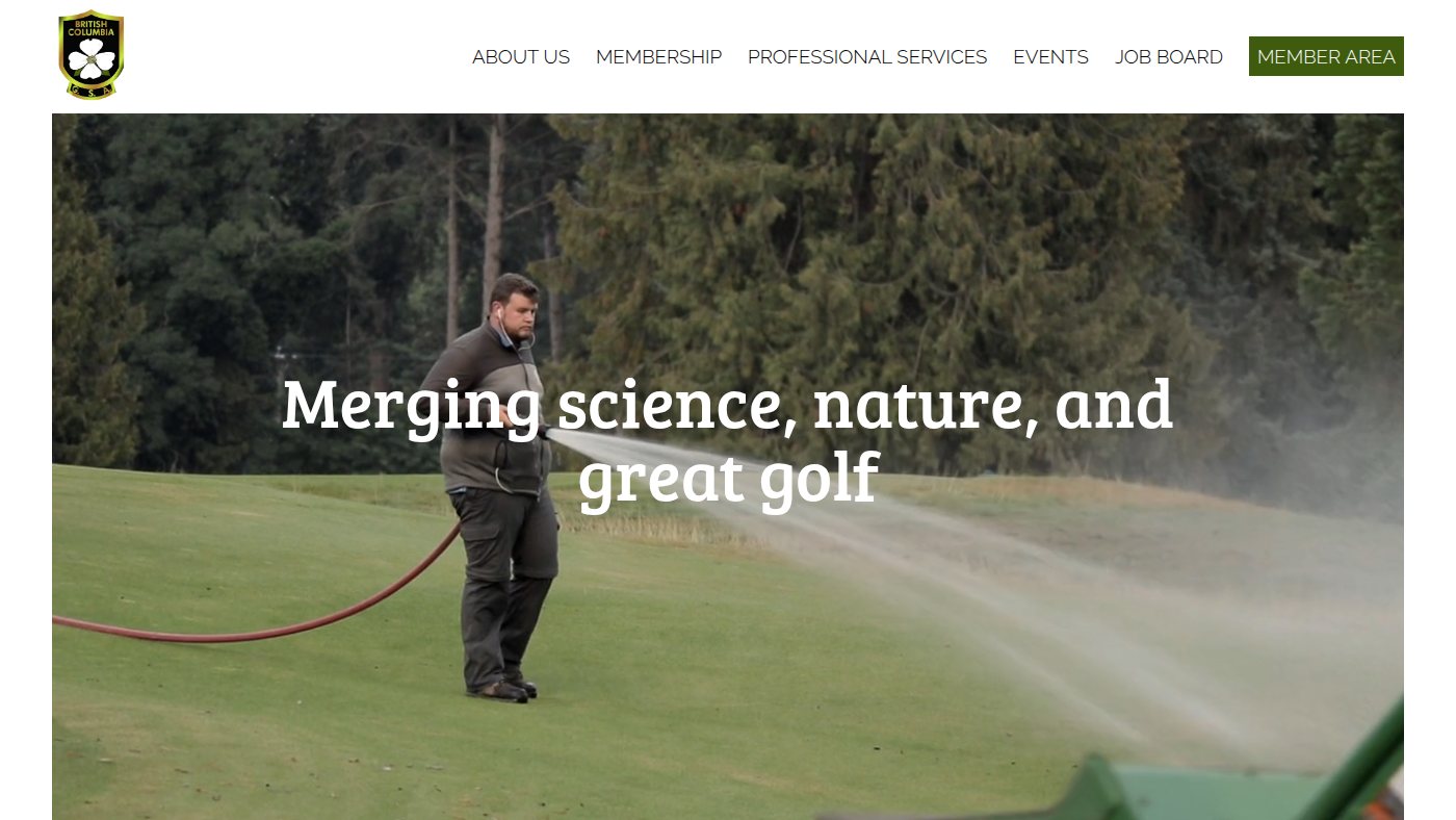 The home page of bcgsa.com