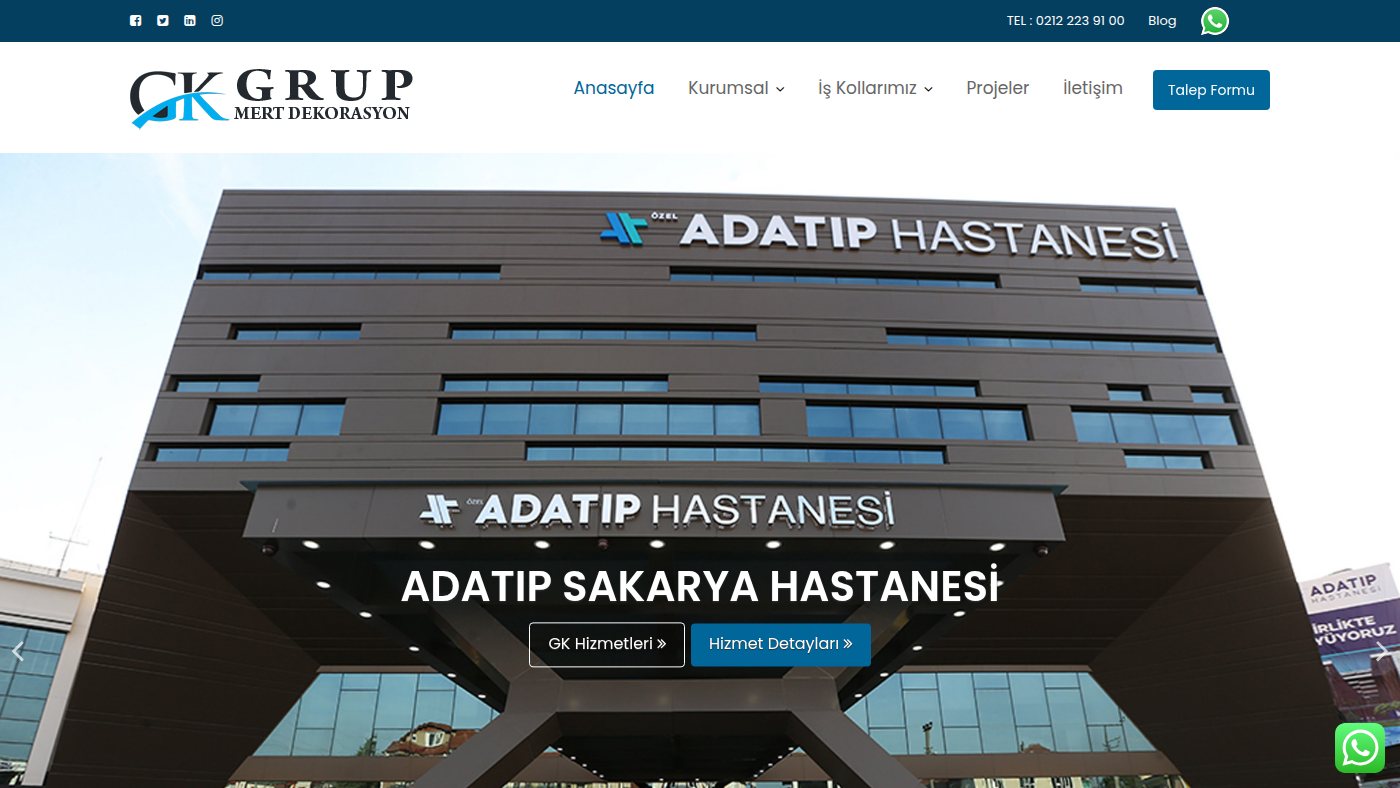 The home page of gkgrup.net
