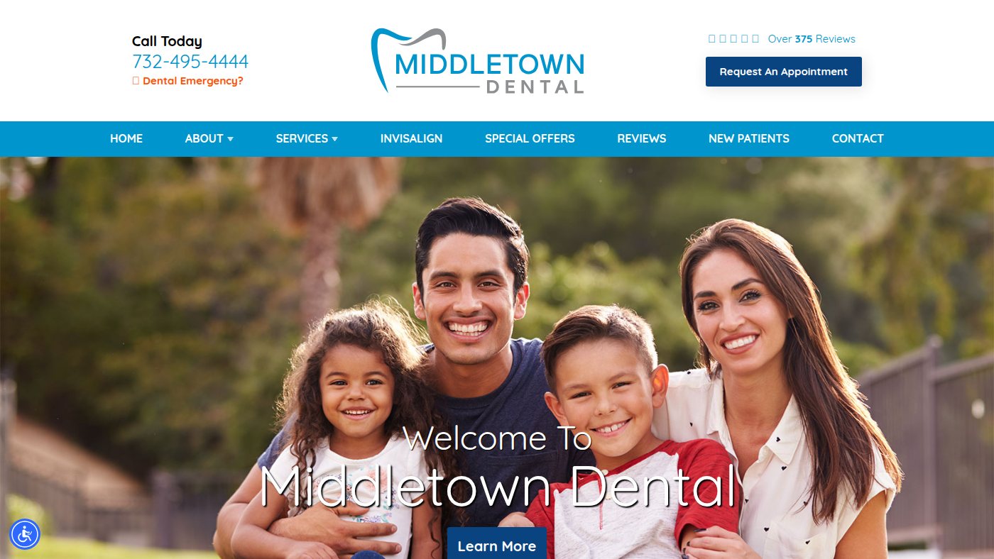 The home page of middledent.com