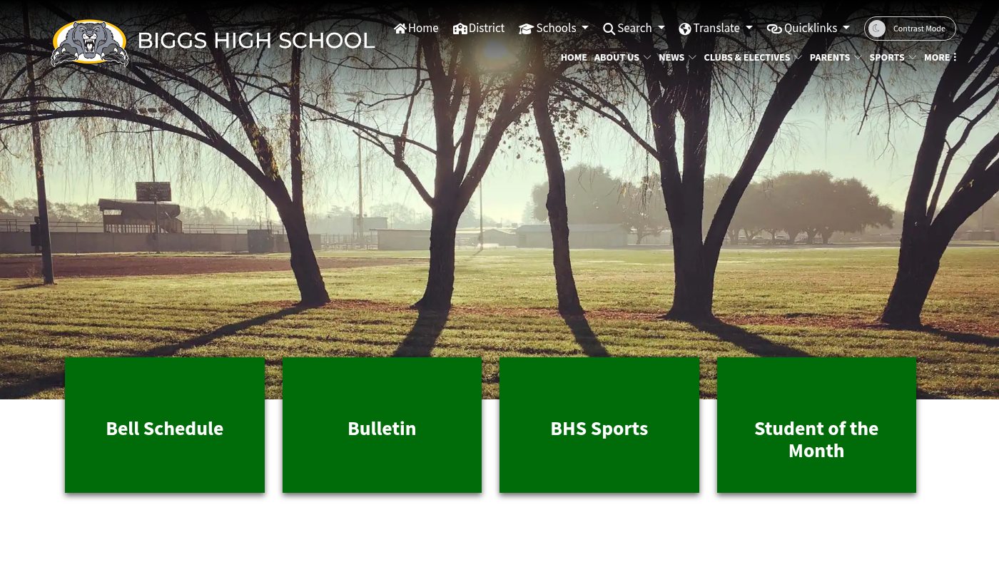 The home page of bhs.biggs.org