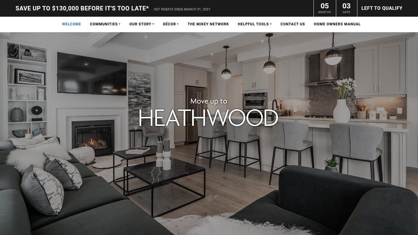 The home page of heathwood.com