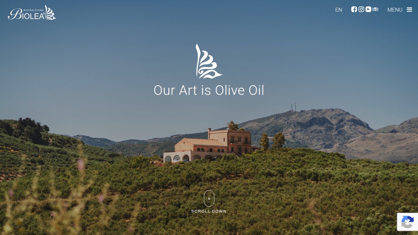 The home page of biolea.gr