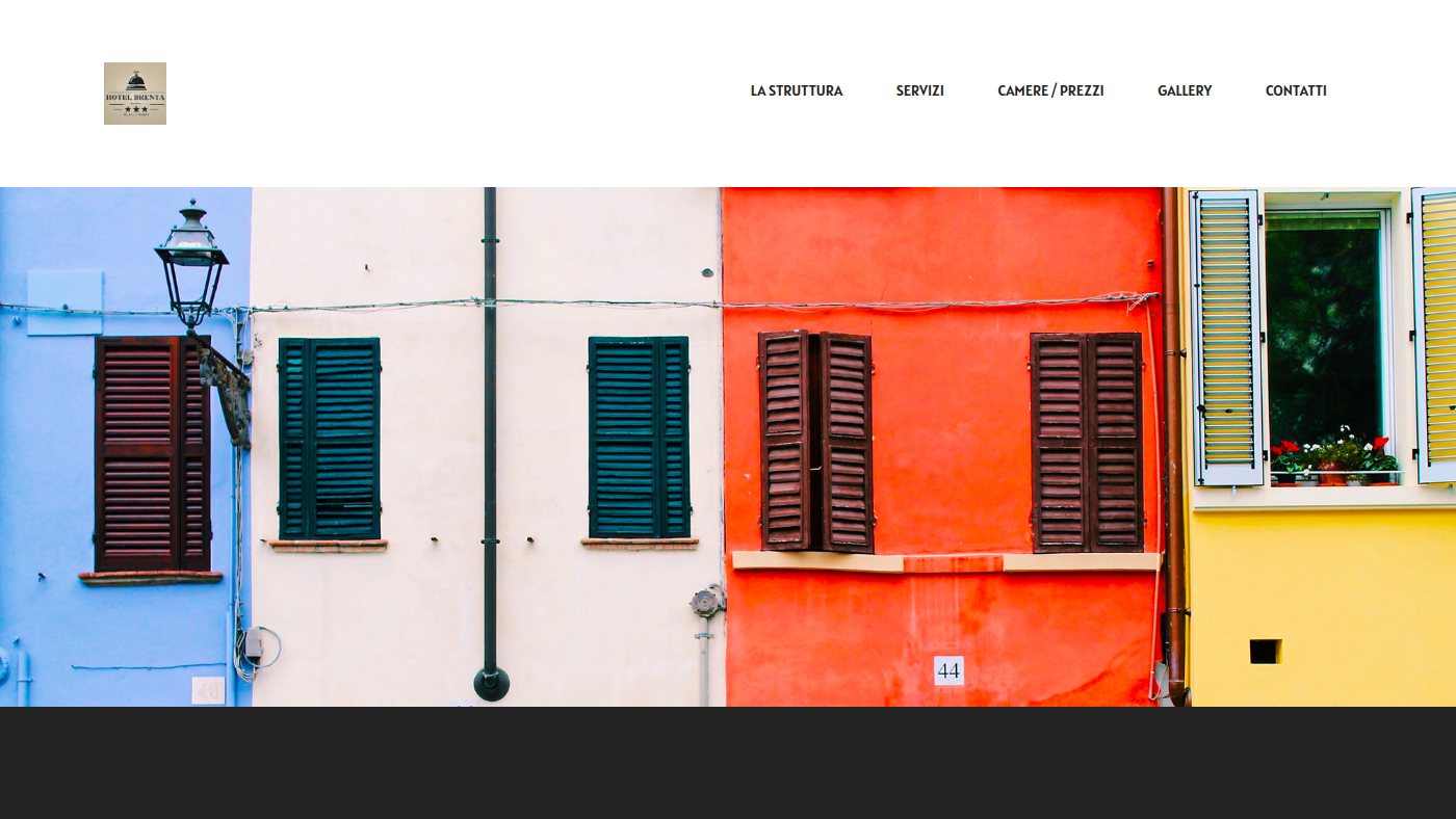 The home page of hotelbrenta.it