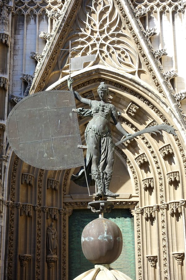 Replica of the Portal of the Casa de la Cadena in Navalcarnero, Spain