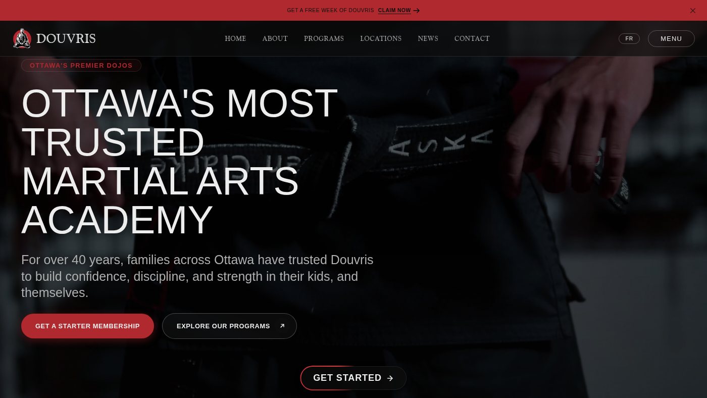 The home page of douvris.com