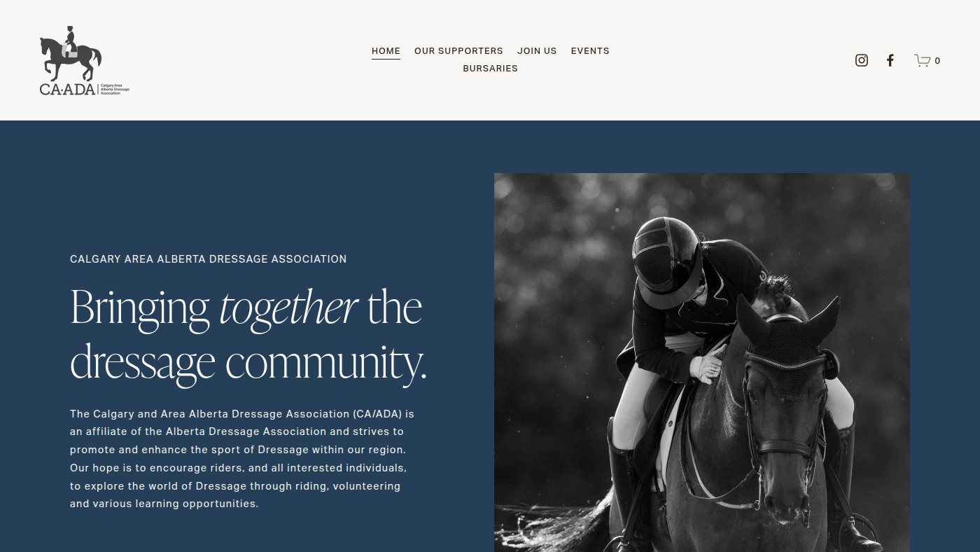 The home page of ca-ada.com