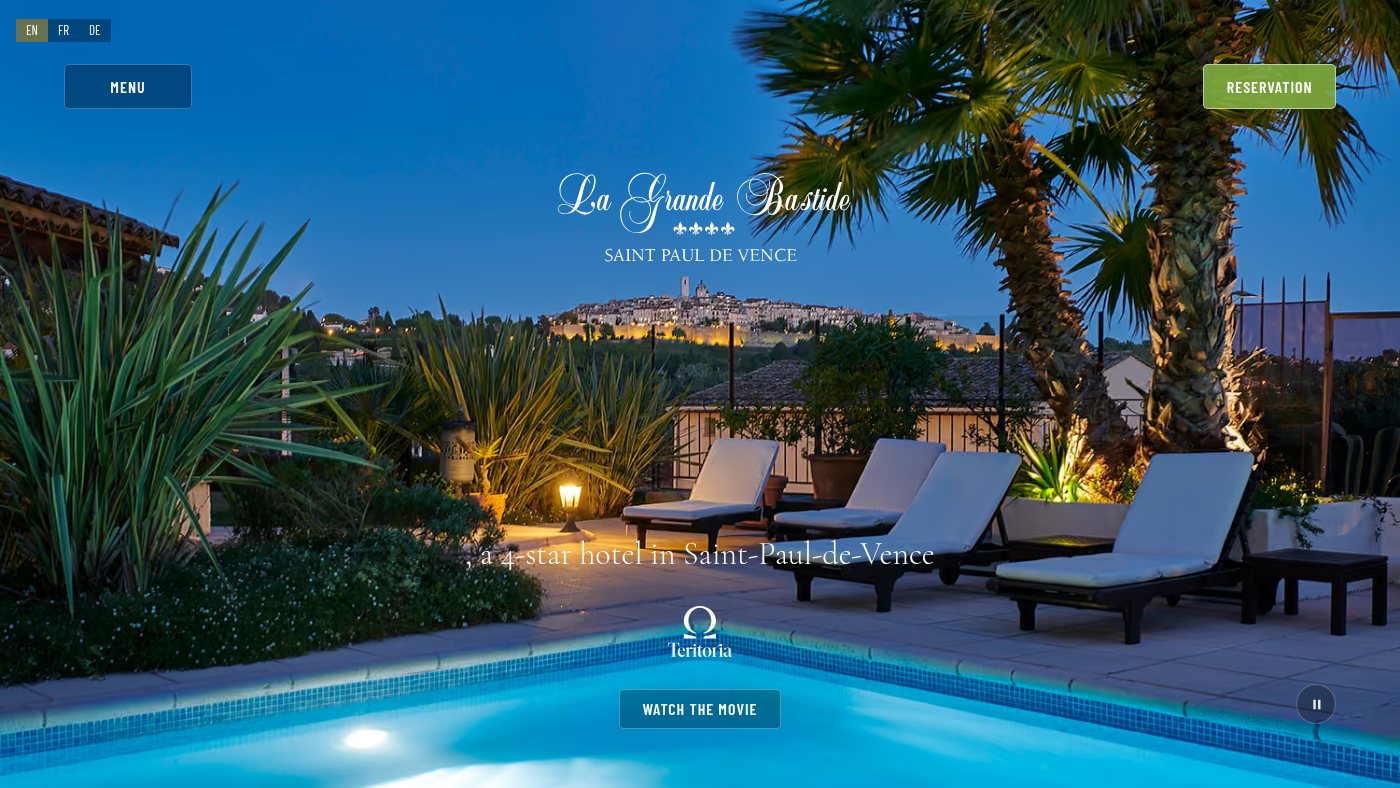 The home page of la-grande-bastide.com