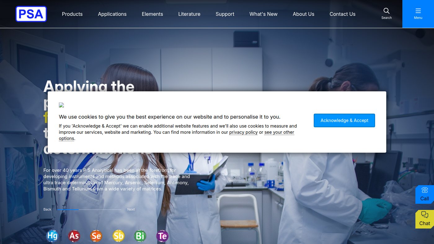 The home page of psanalytical.com