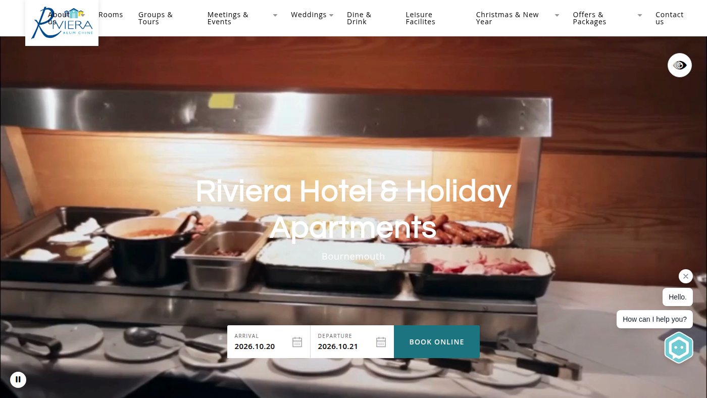 The home page of rivierabournemouth.co.uk