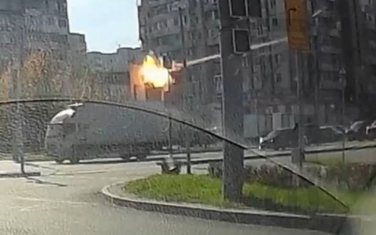 Российский зенитчик в Белгороде поразил ракетой из ПЗРК кондитерскую во время отражения атаки БпЛА. ВИДЕО