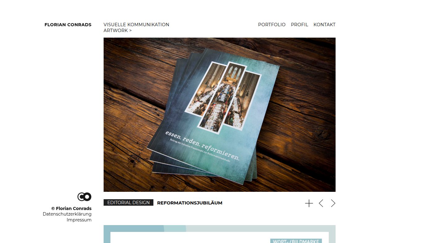 The home page of florianconrads.de