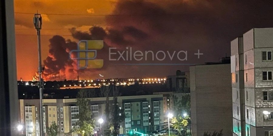 У Ярославлі уражено НПЗ — один з п’яти найбільших у Росії, там спалахнула масштабна пожежа — відео