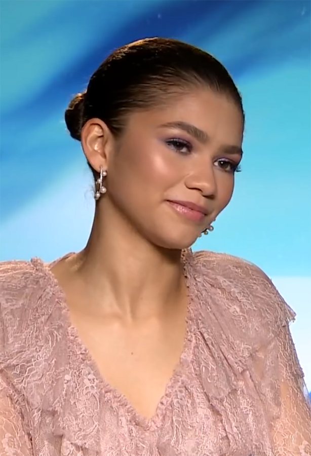 Zendaya propaguje film Smallfoot v roce 2018